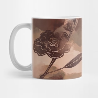 Abstract Modern Flower Mug